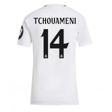 Real Madrid Aurelien Tchouameni #14 Hjemmedrakt Kvinner 2024-25 Kortermet